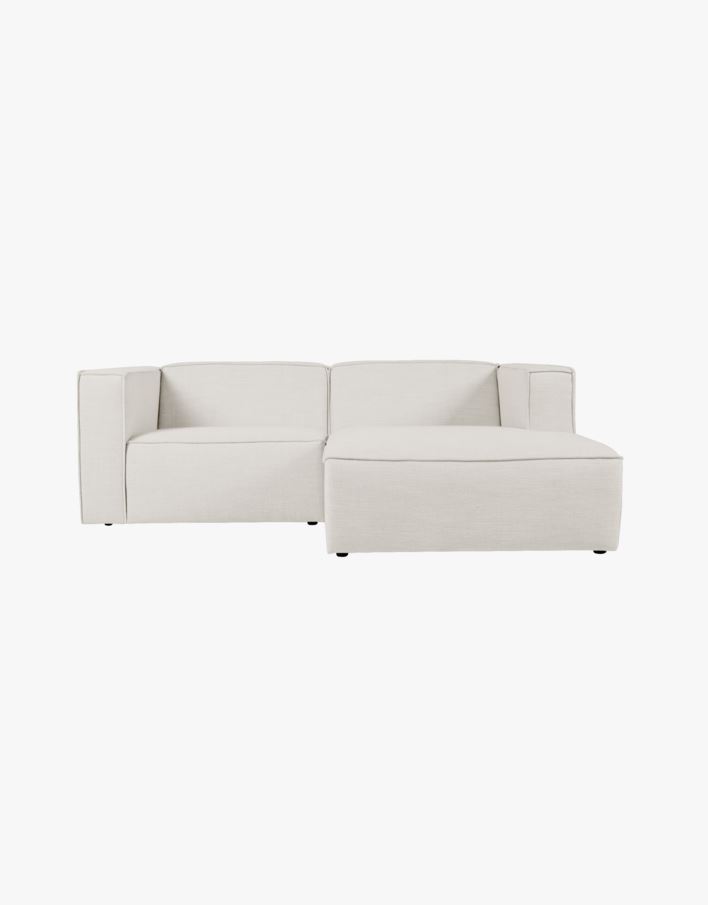 Sohva divaanilla oikea, 2 osaa luonnonväri - 224x154x73 cm luonnonväri - 1