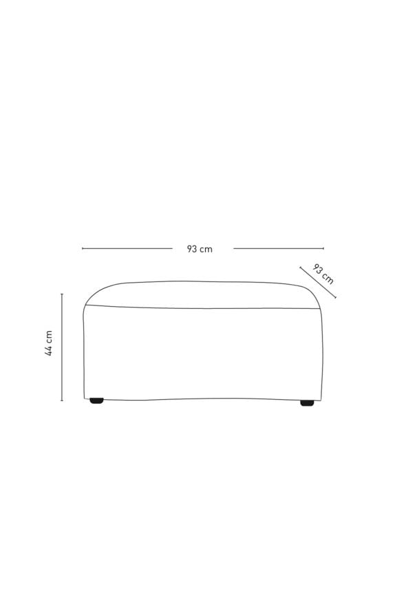 Moduulipuffi luonnonväri - 4