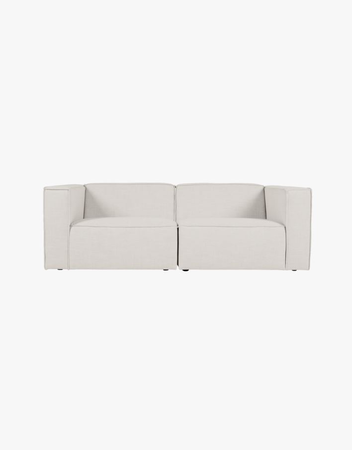 2-istuttava moduulisohva käsinojalla luonnonväri - 220x93x73 cm luonnonväri - 1