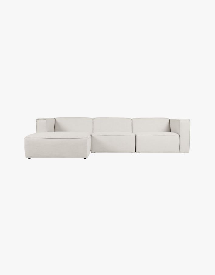 Sohva divaanilla vasen, 3 osaa luonnonväri - 314x154x73 cm luonnonväri - 1