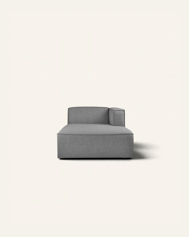 Moduuli divaani oikea harmaa - 154x114x73 cm harmaa - 1
