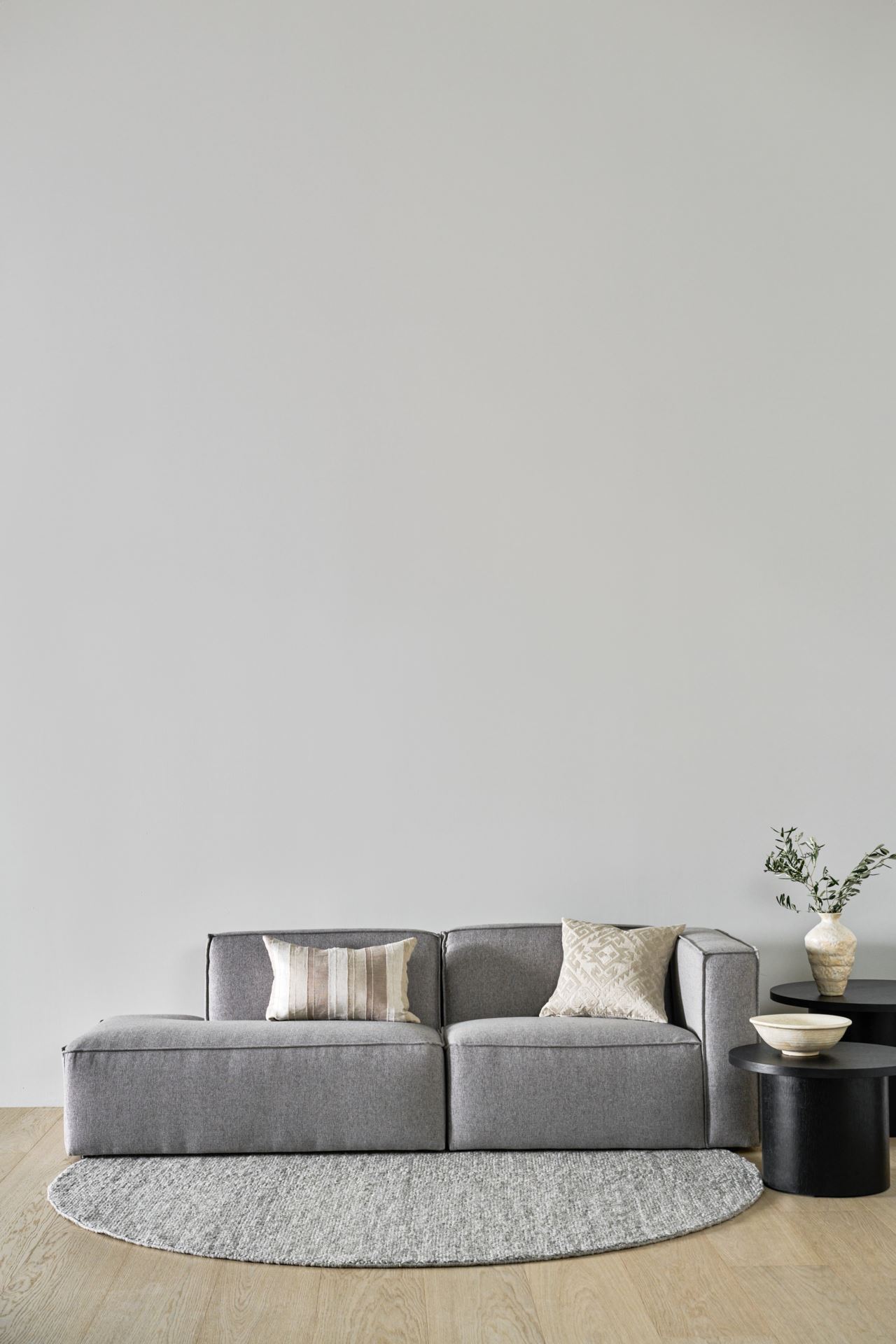 Moduulisohvaosa avoin pääty vasen harmaa - 8