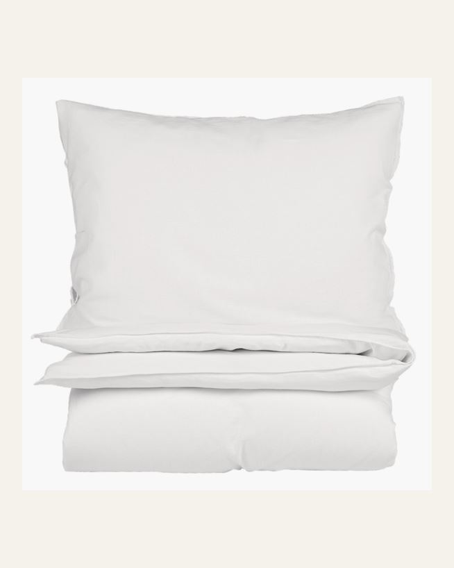 Pussilakanasetti puolipellavaa valkoinen - 230x220 cm valkoinen - 1