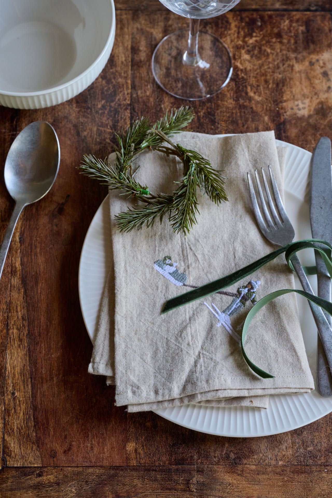 Servettirengas, 4 kpl  vihreä - ø4,5 vihreä - 1