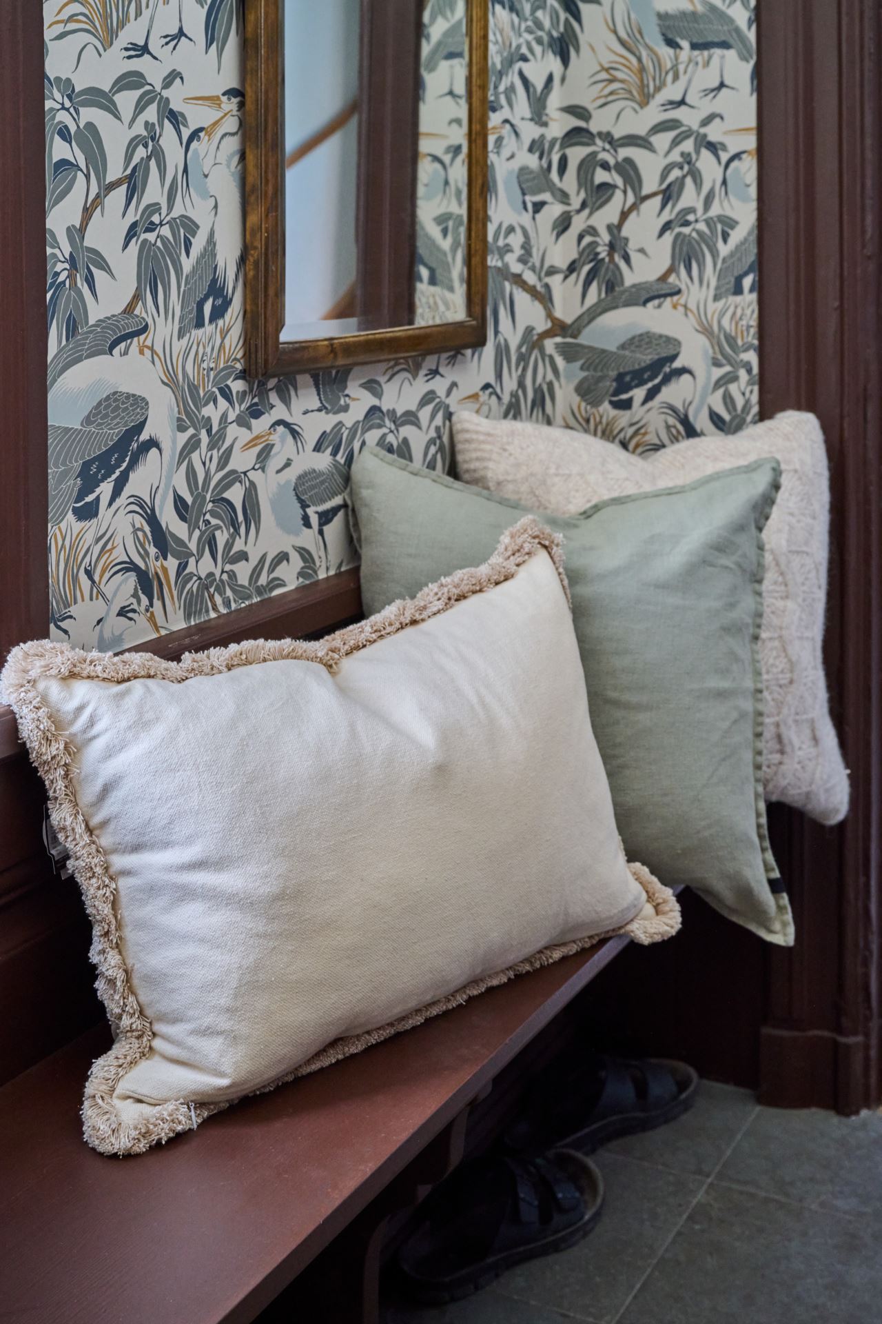 Koristetyynynpäällinen beige - 9