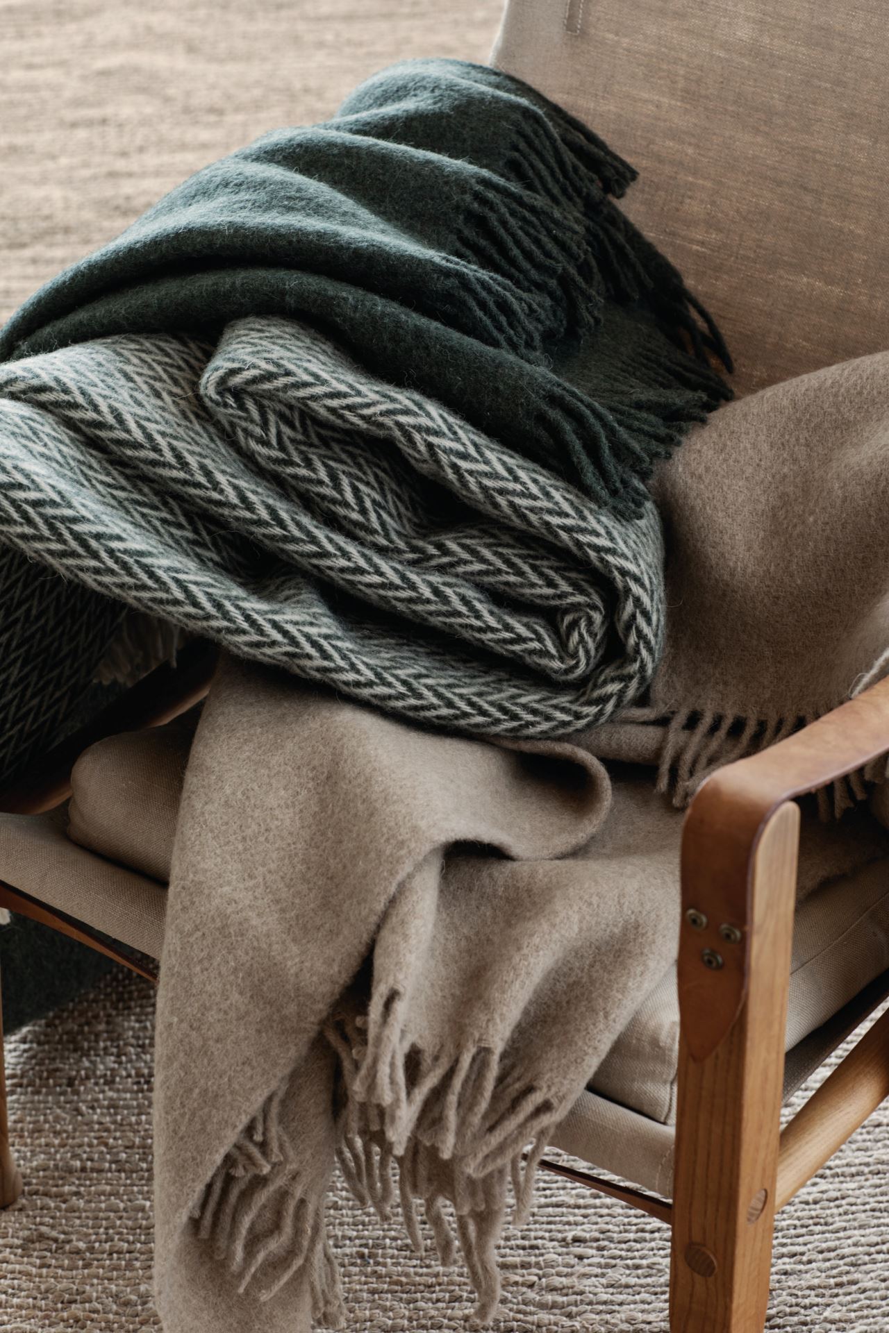 Villahuopa oliivinvihreä - 2