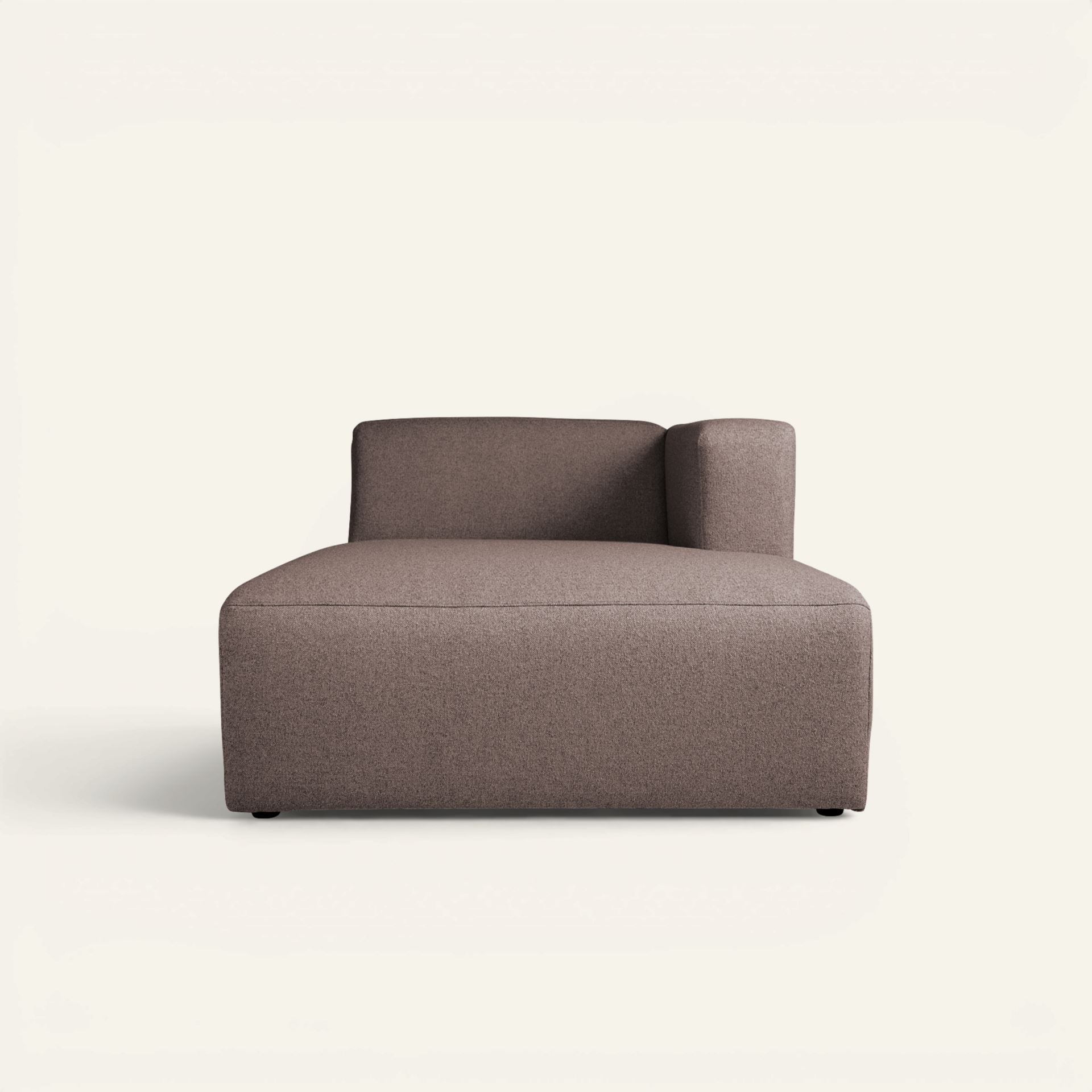 Moduuli divaani oikea ruskea - 154x114x73 cm ruskea - 1