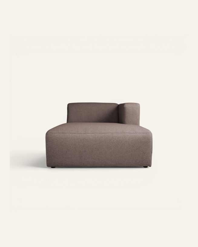 Moduuli divaani oikea ruskea - 154x114x73 cm ruskea - 1