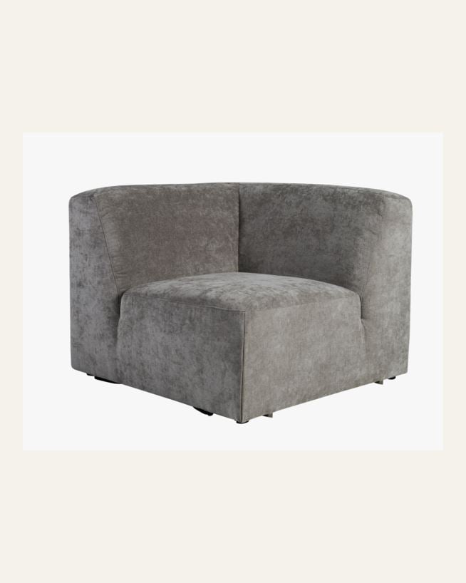 Moduulikulma harmaa - 93x93x73 cm harmaa - 1