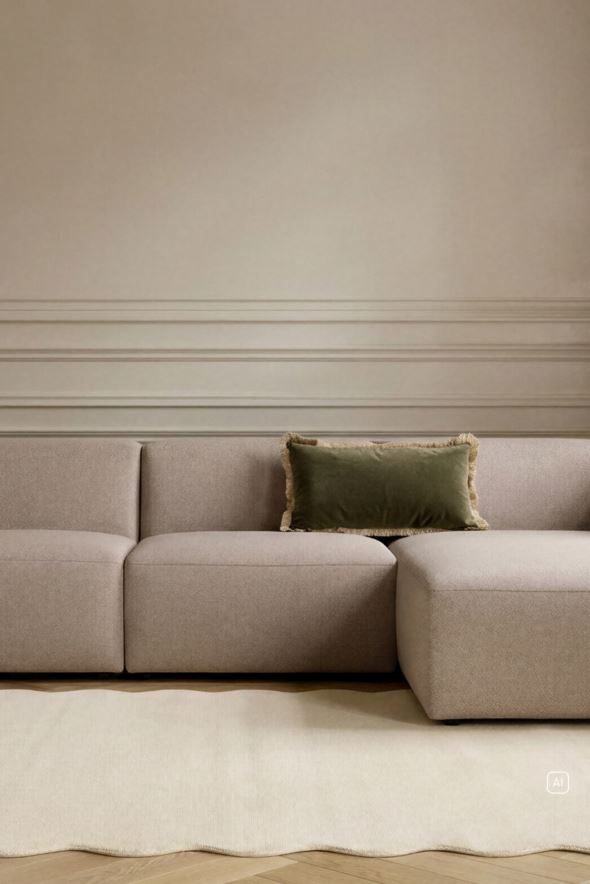 Moduuli divaaniosa vasen beige - 4