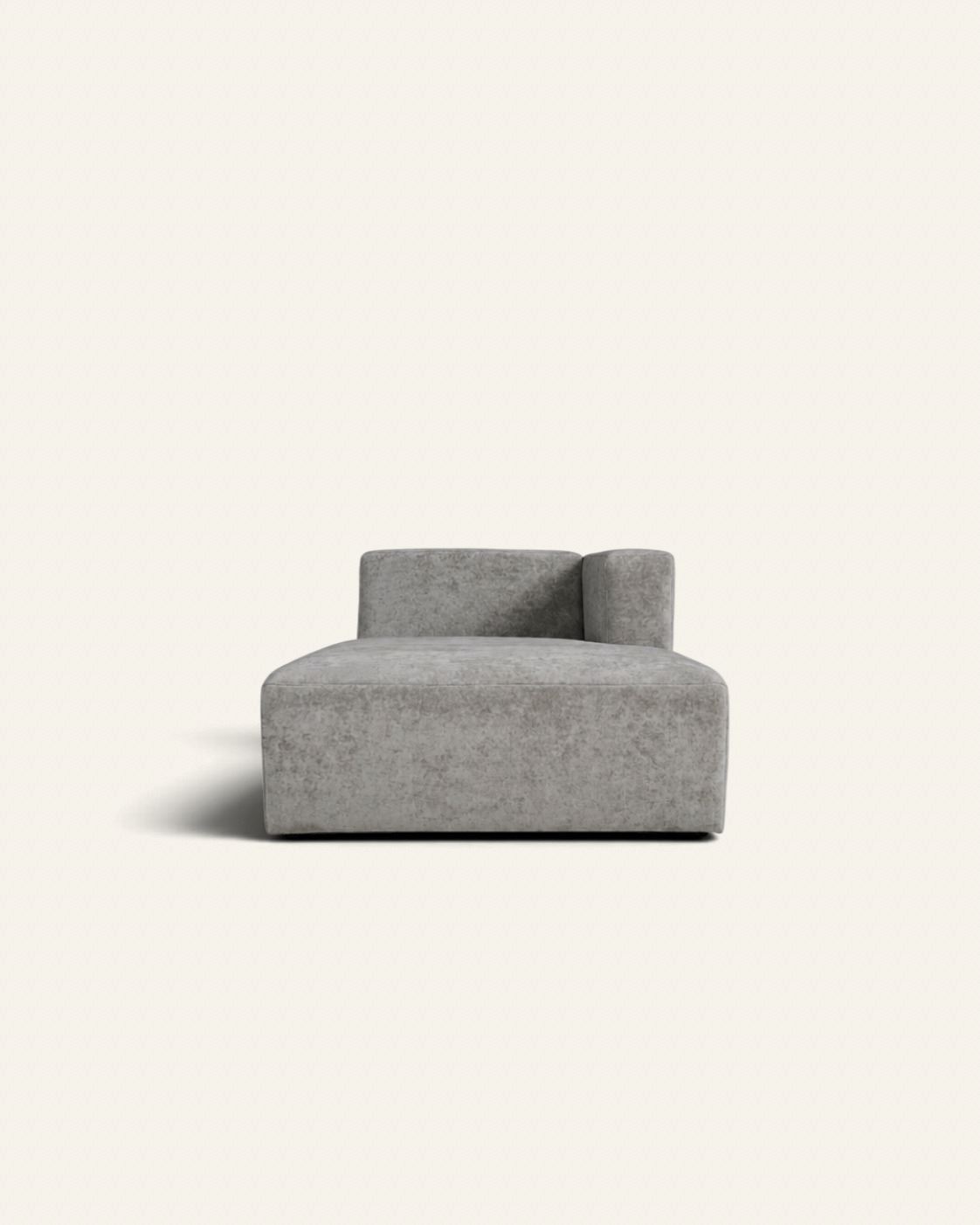 Moduuli divaani oikea harmaa - 114x154x73 cm harmaa - 1