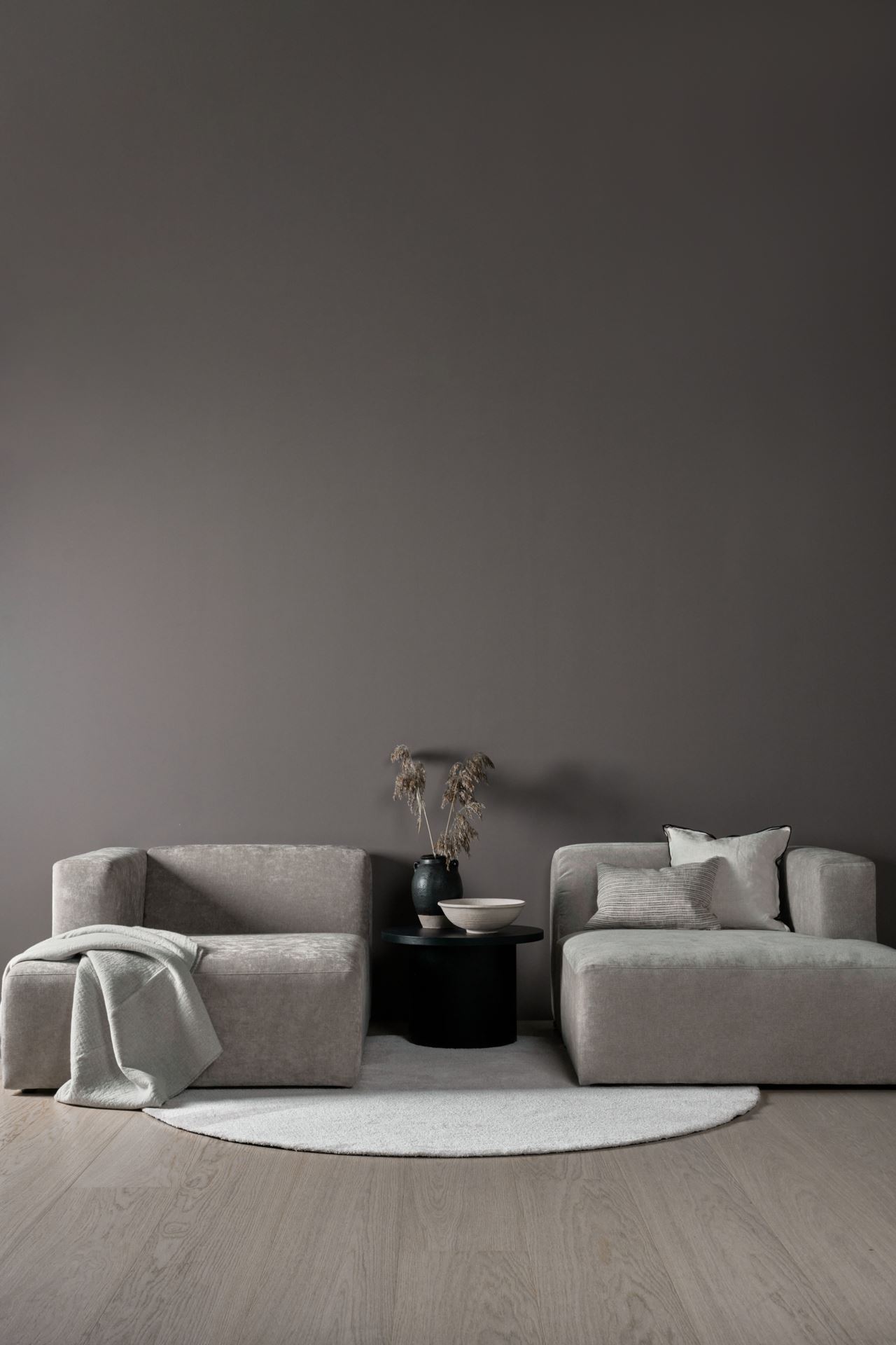 Moduulisohvaosa divaani vasen harmaa - 11