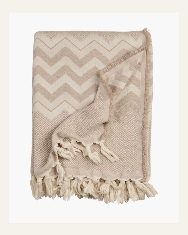 Torkkupeitto beige - 130x170 cm beige - 1
