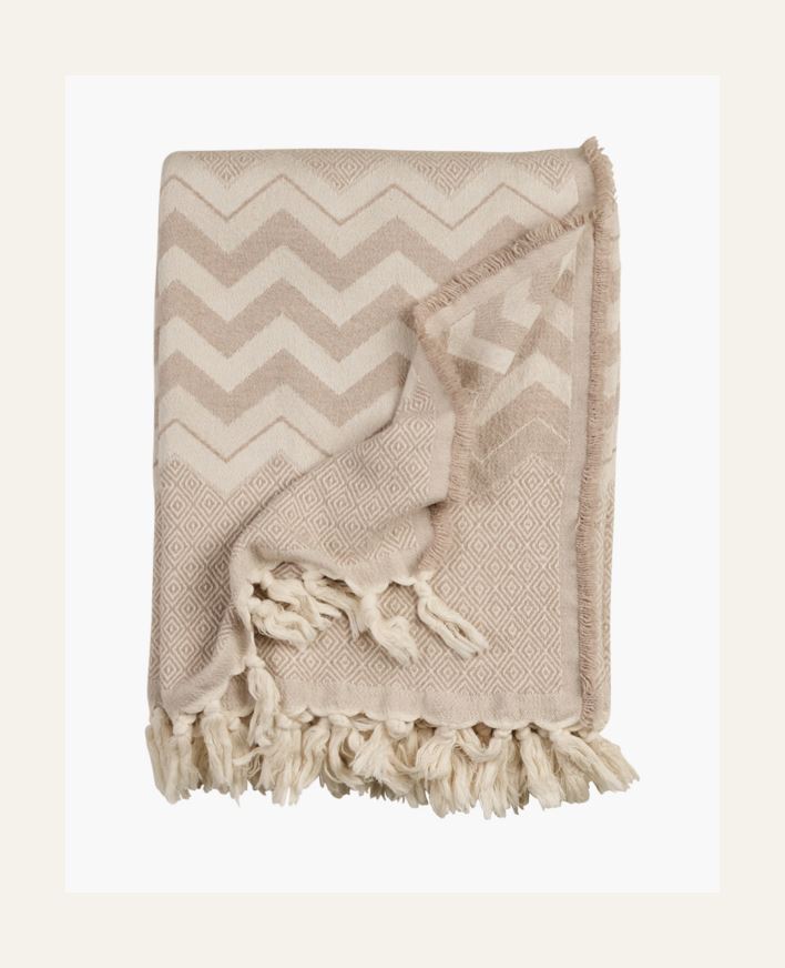 Torkkupeitto beige - 130x170 cm beige - 1