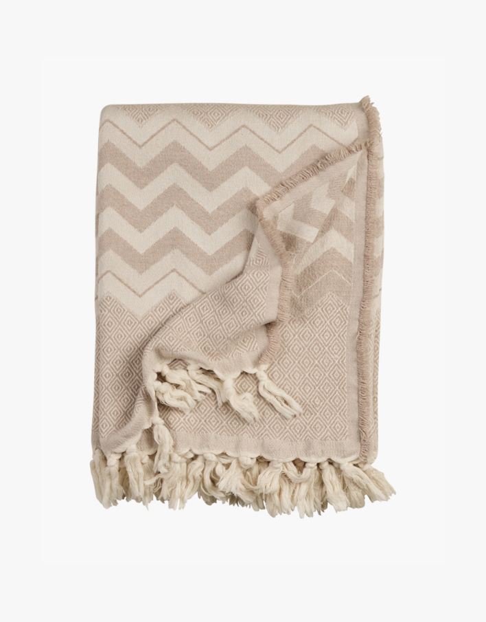 Torkkupeitto beige - 130x170 cm beige - 1