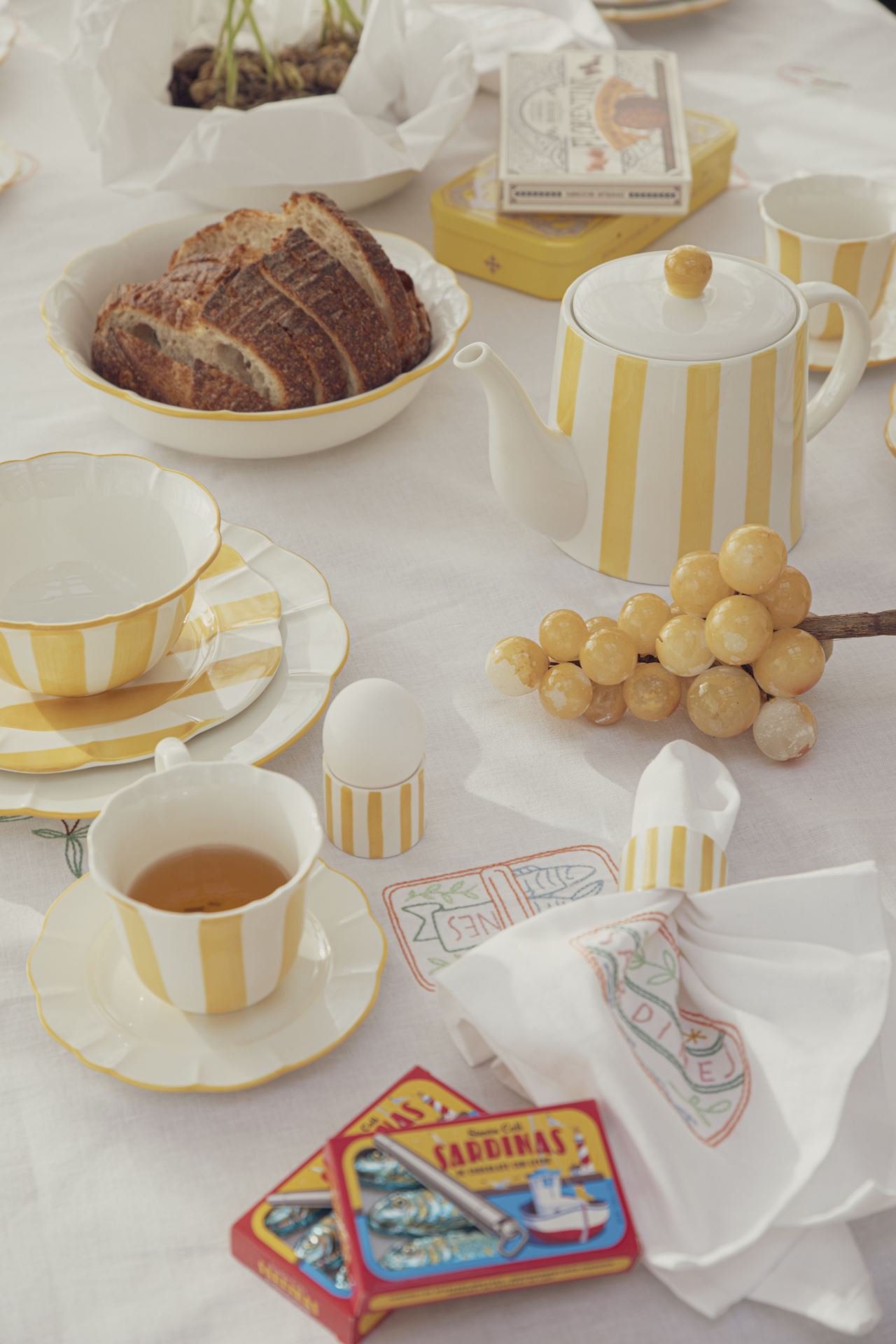 Kuppi ja aluslautanen keltainen - 4