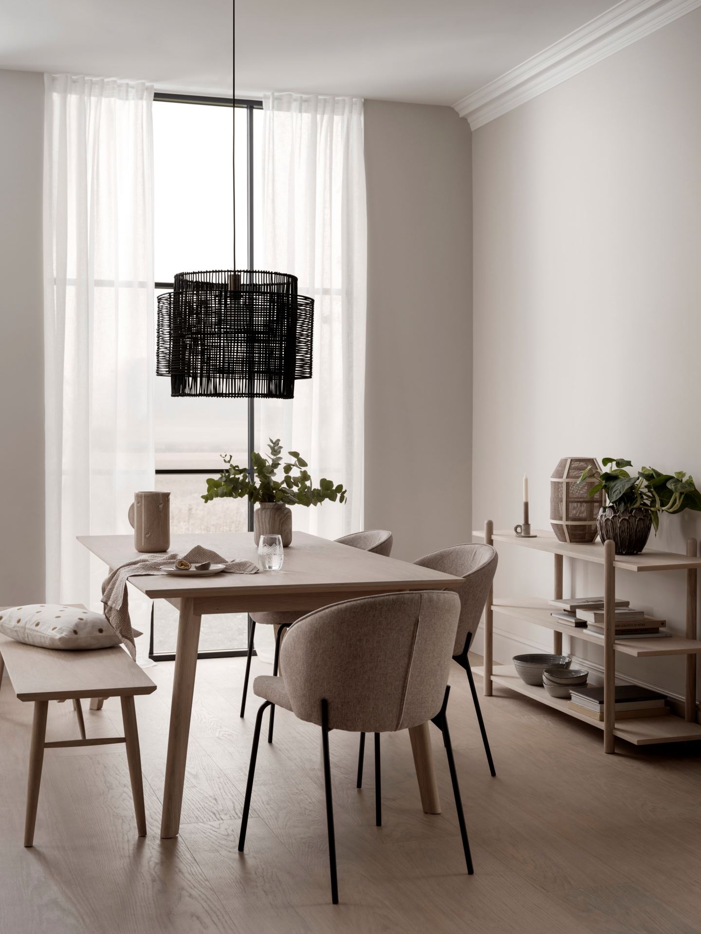 Ruokapöydän tuoli tummanruskea - 2