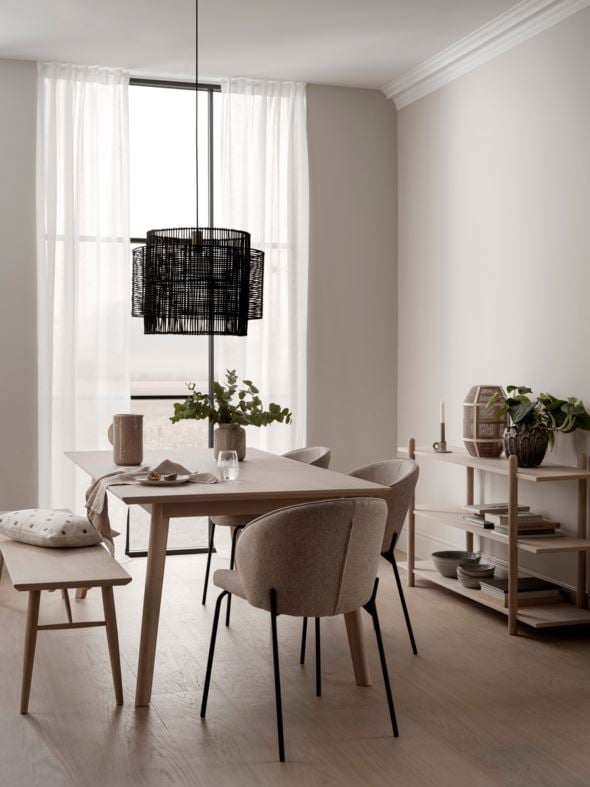 Ruokapöydän tuoli tummanruskea - 2