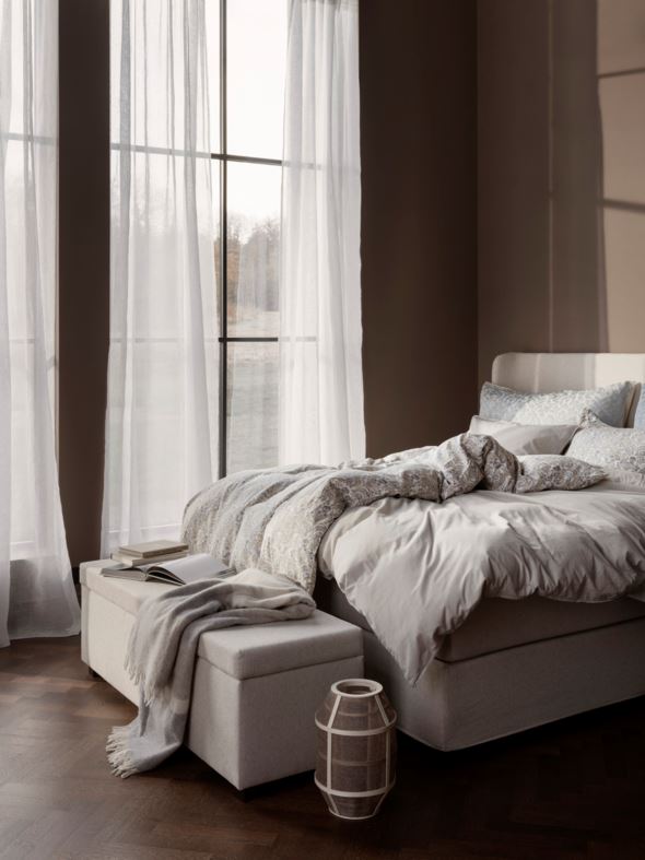 Pellavaverho valkoinen - 6