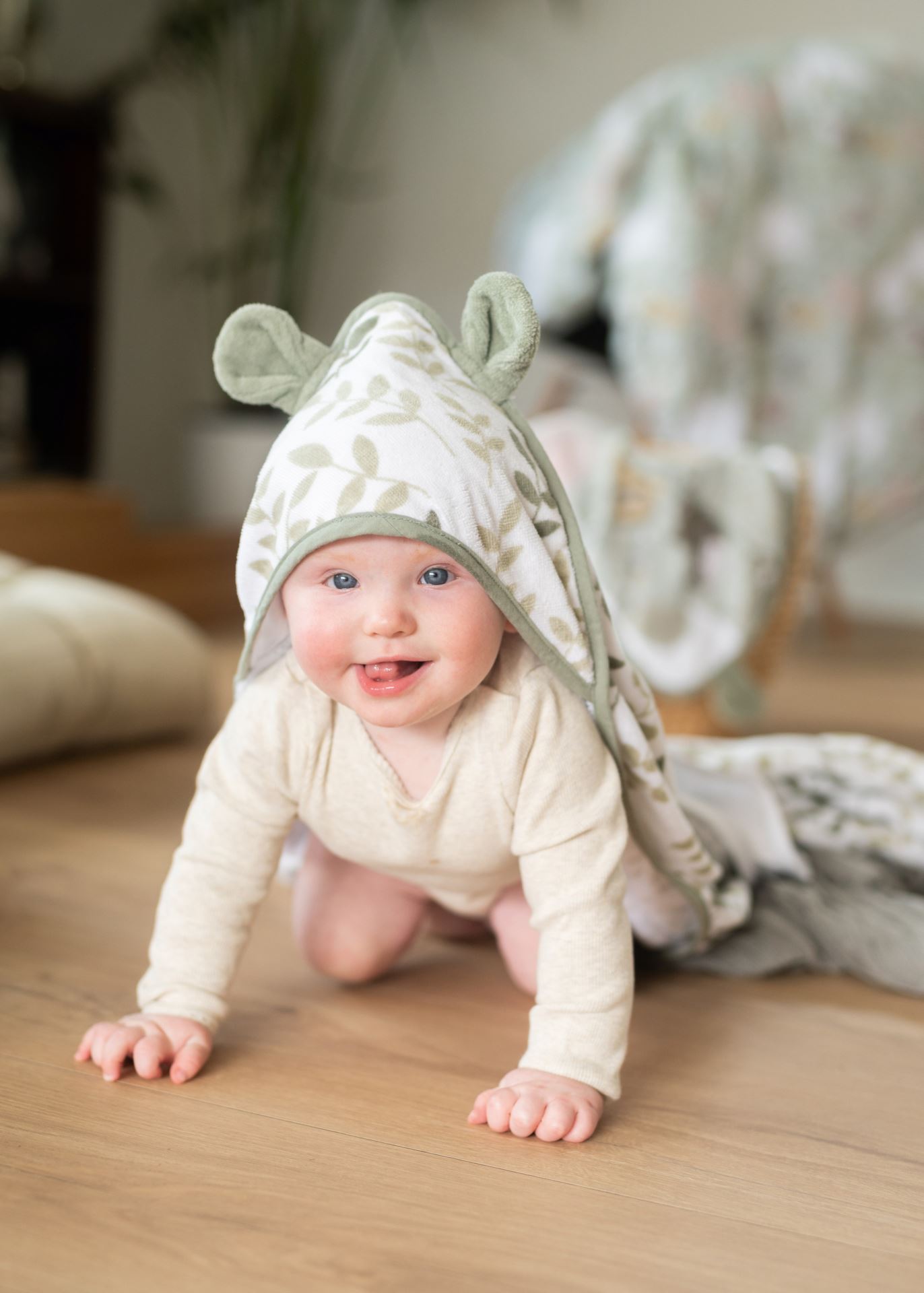 Huppupyyhe vaaleanvihreä - 2