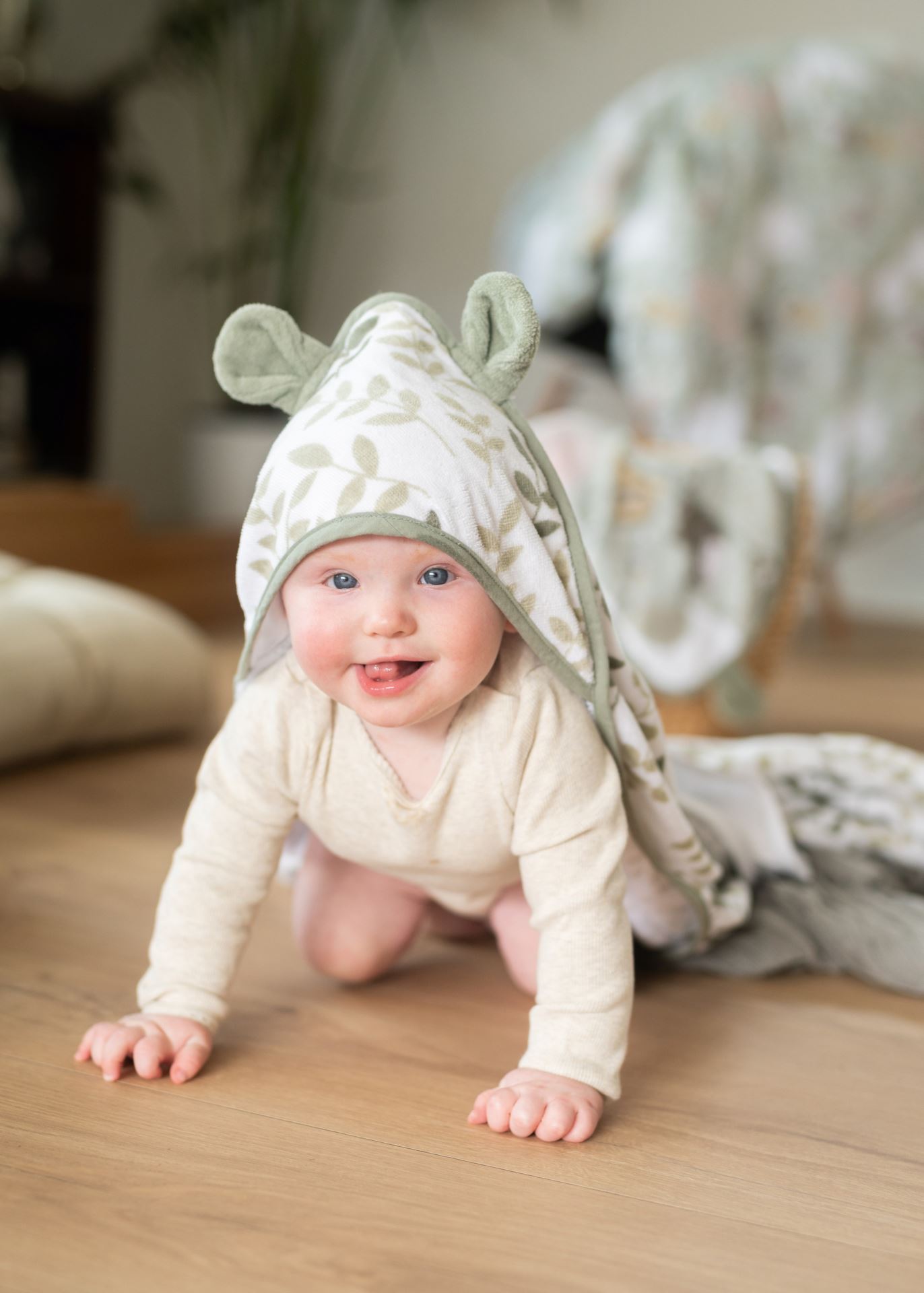 Huppupyyhe vaaleanvihreä - 2