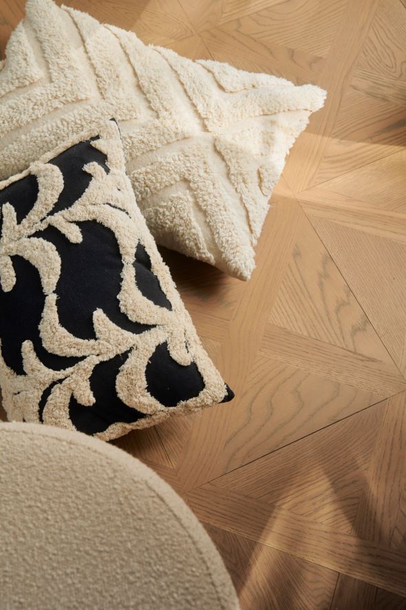 Koristetyynynpäällinen luonnonvalkoinen - 3