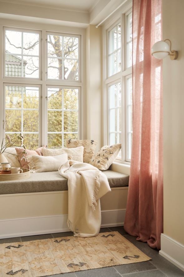 Koristetyynynpäällinen luonnonvalkoinen - 4