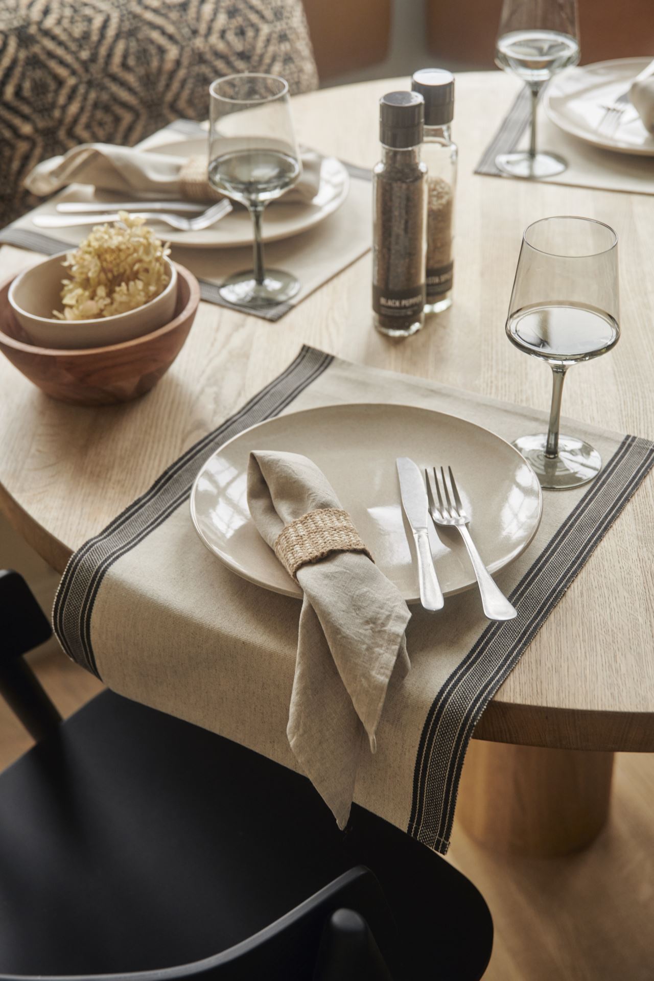 Pellavaservetti luonnonväri - 6