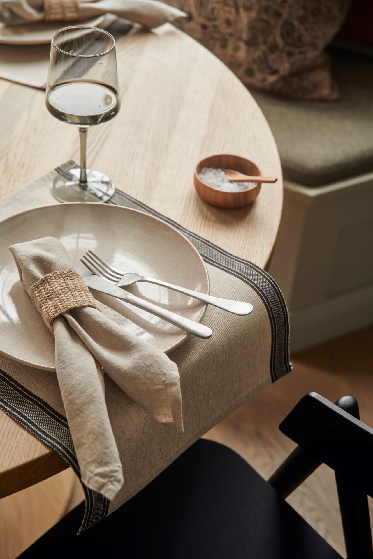 Pellavaservetti luonnonväri - 7