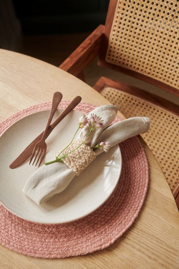 Pellavaservetti luonnonväri - 8