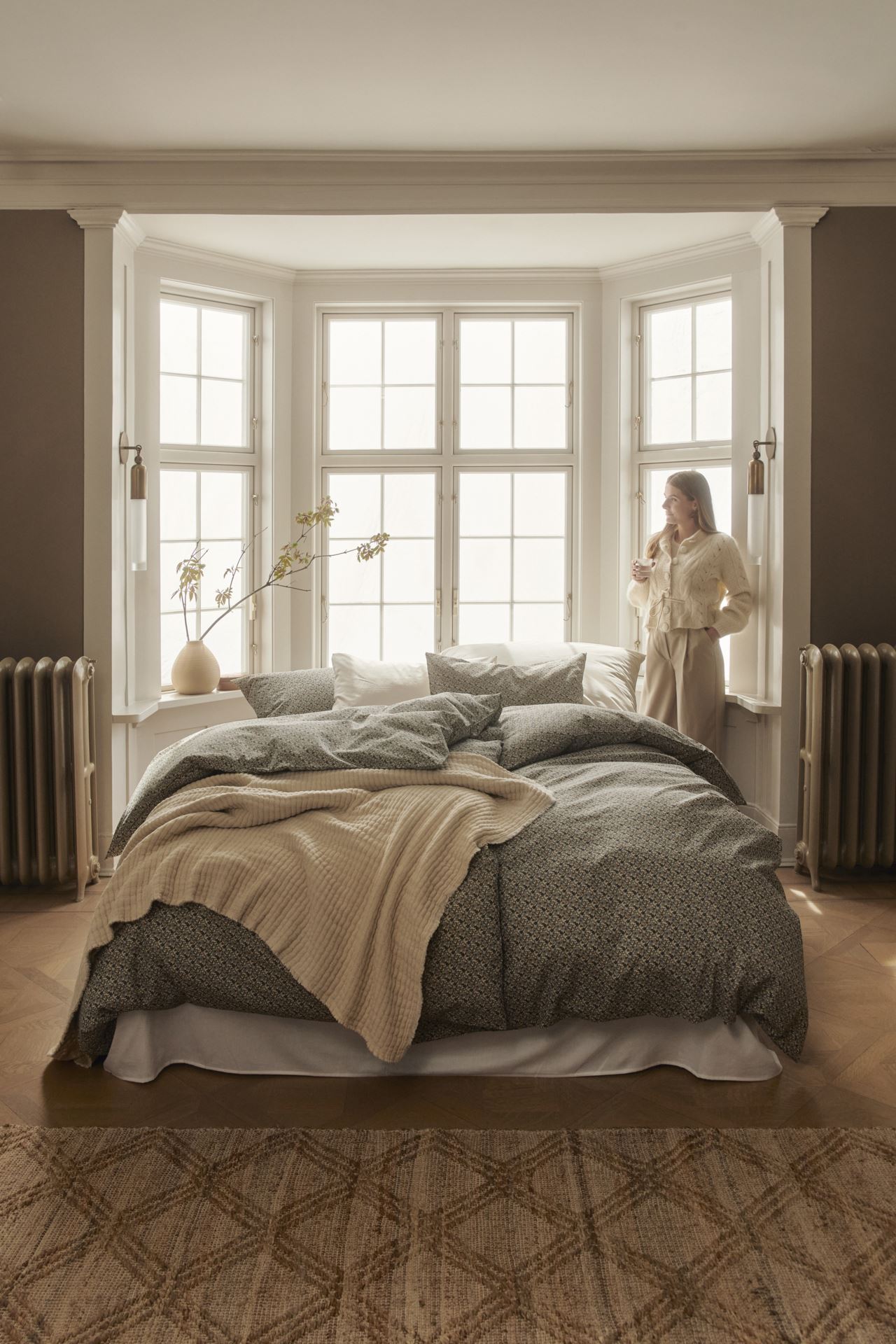 Päiväpeitto luonnonväri - 9