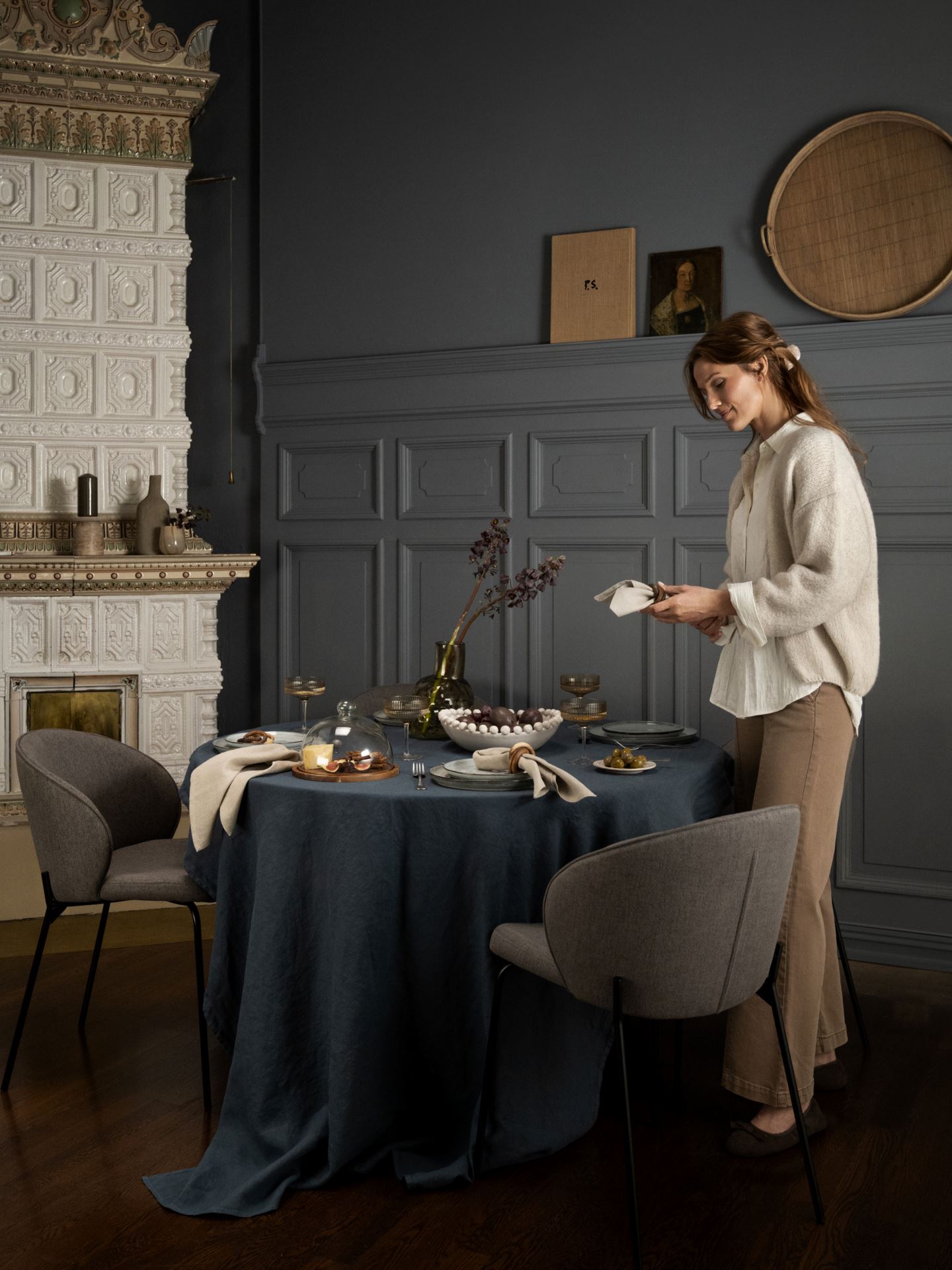 Ruokapöydän tuoli harmaa - 2