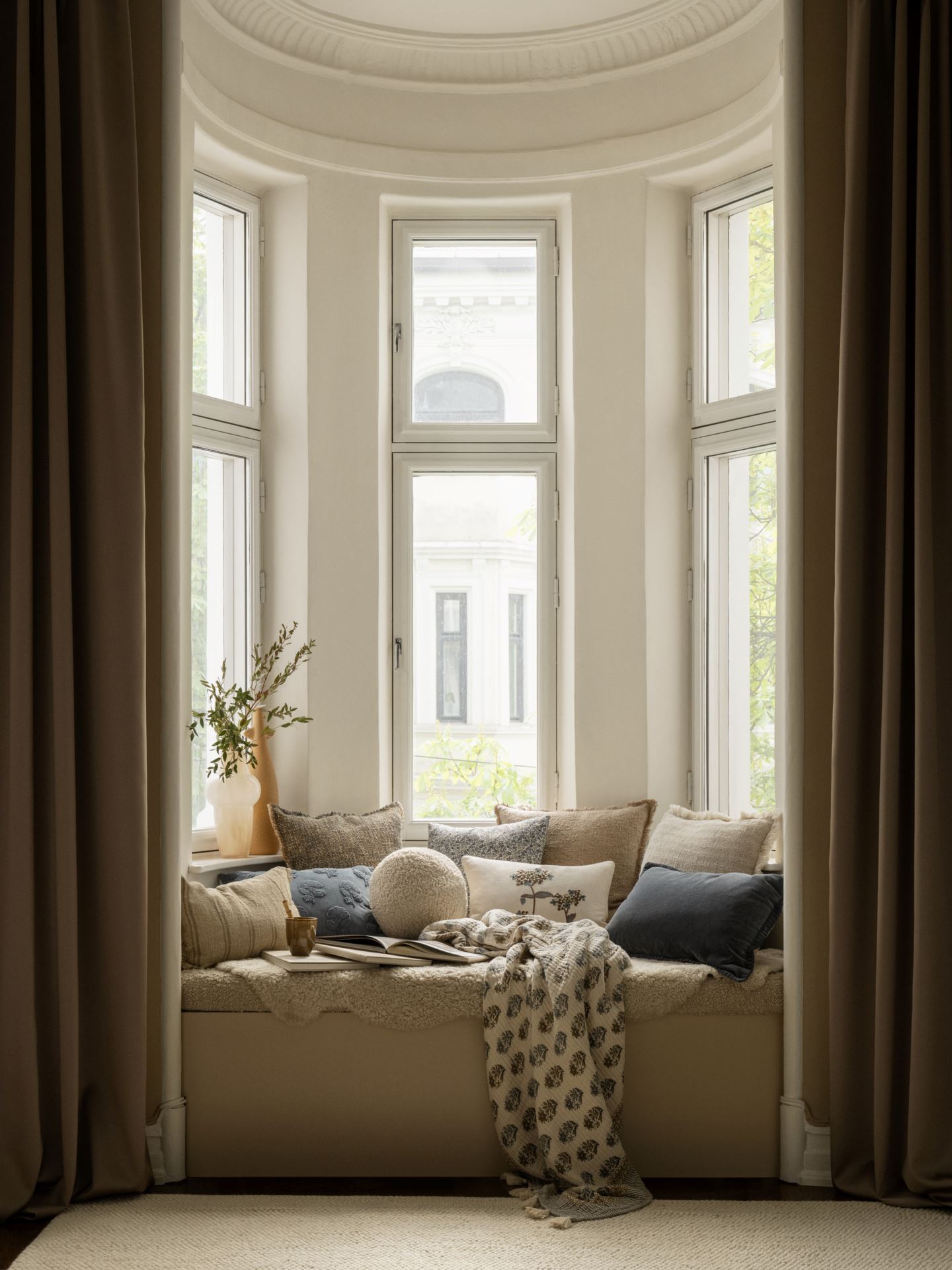 Koristetyynynpäällinen luonnonväri - 4