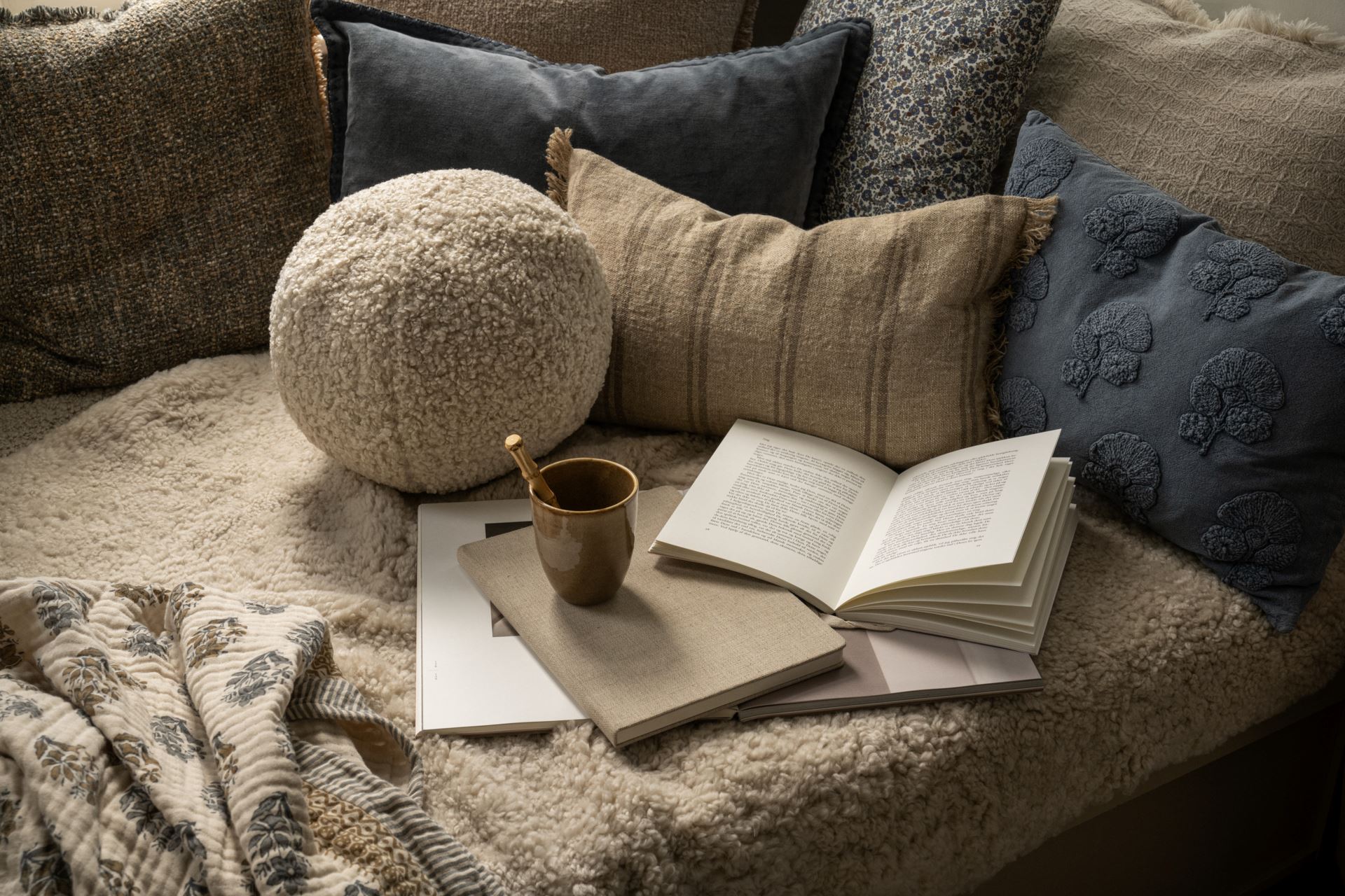 Koristetyynynpäällinen luonnonväri - 3