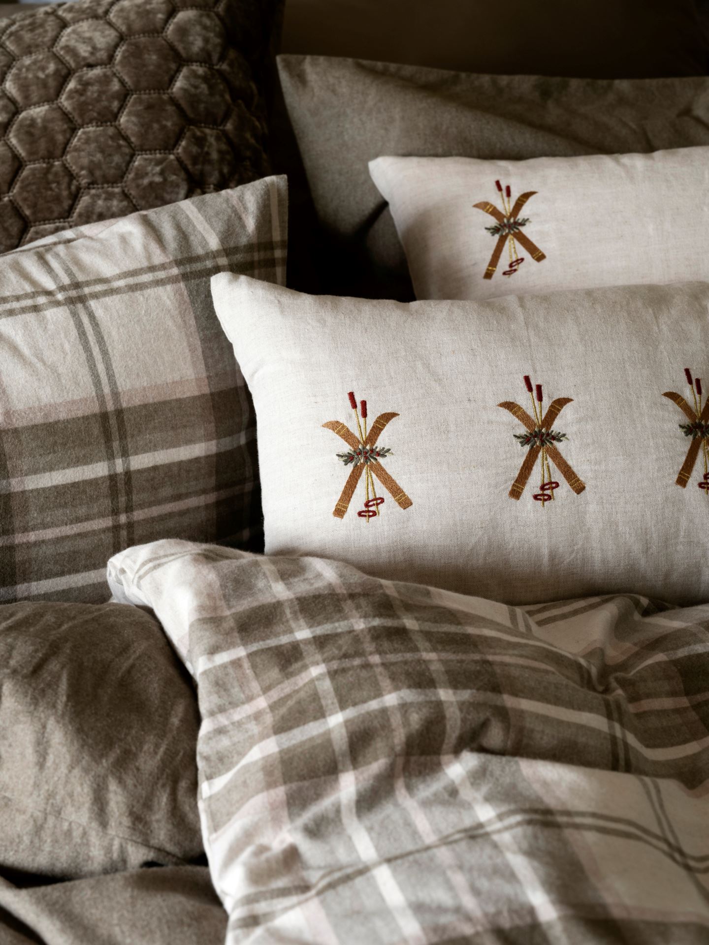 Flanellipussilakanasetti oliivinvihreä - 5