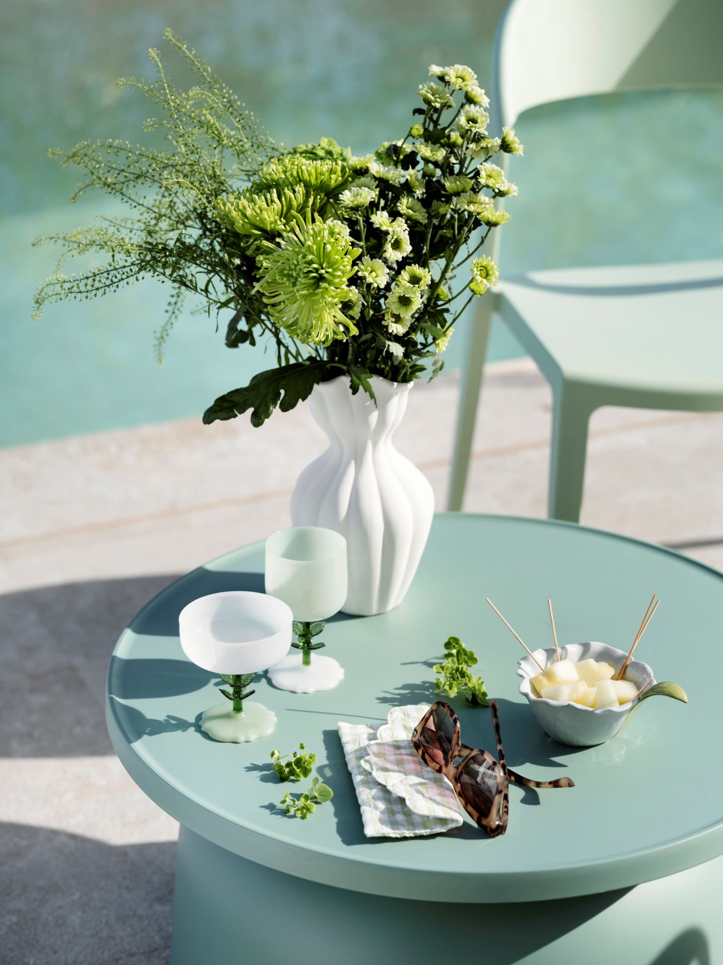 Kulho moniväri/sininen - 2