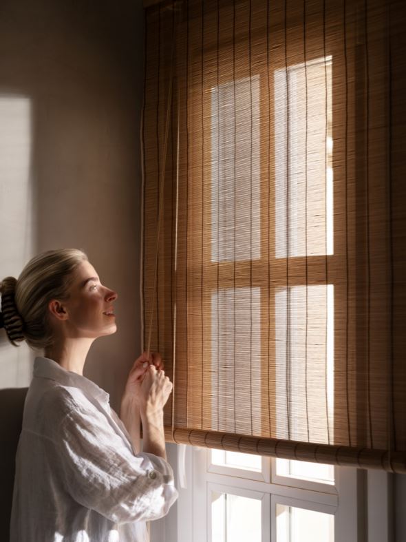 Rullaverhot luonnonväri - 2