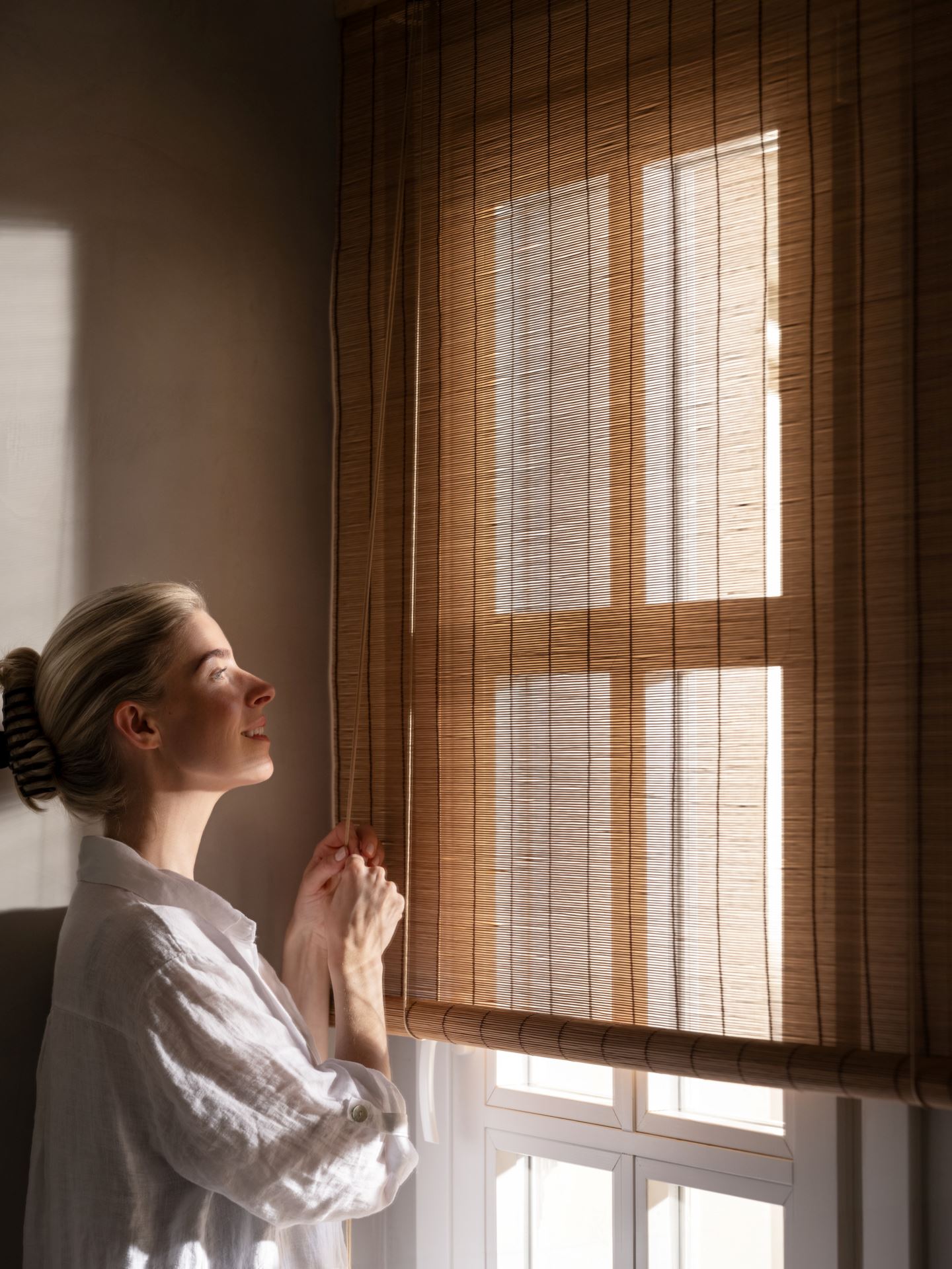 Rullaverhot luonnonväri - 2