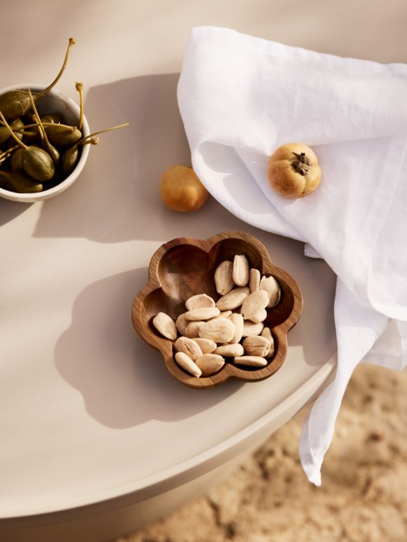 Pellavaservetti valkoinen - 5