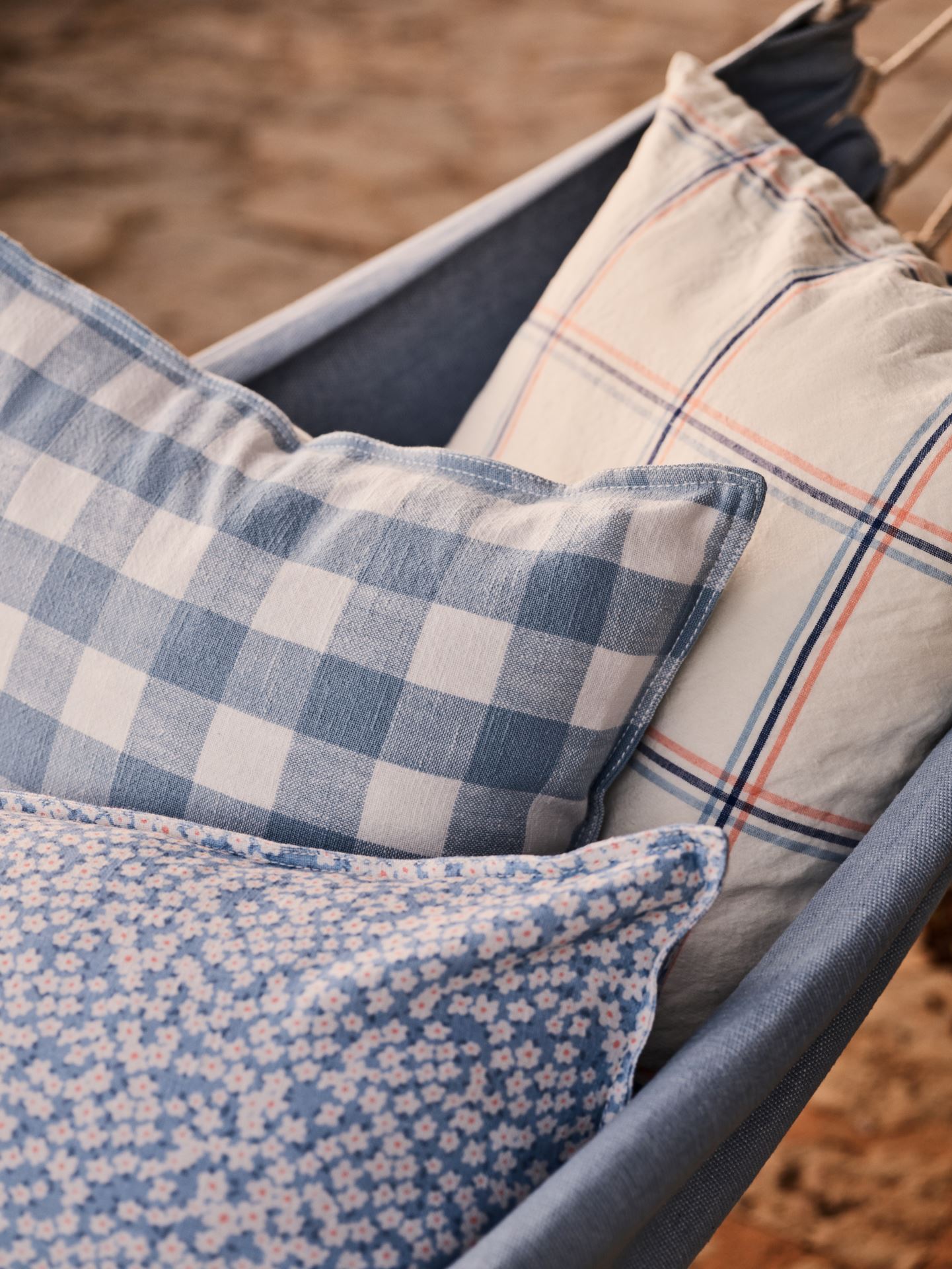 Koristetyynynpäällinen sininen - 2