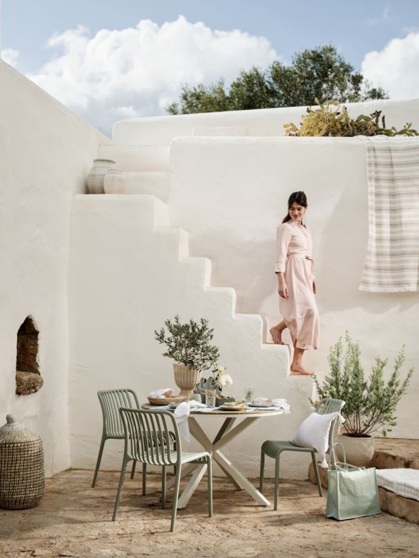 Puutarhatuoli harmaanruskea - 4