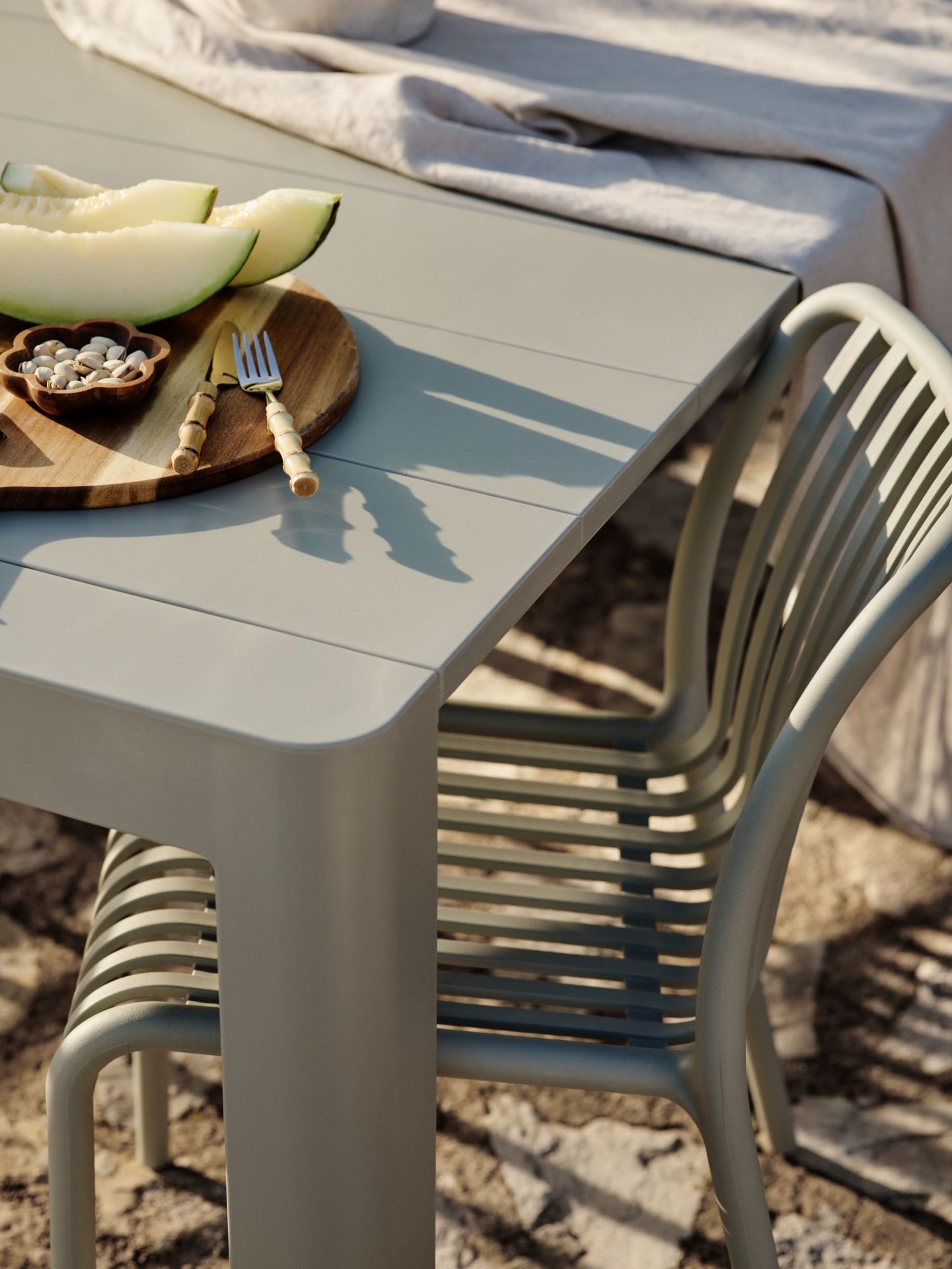 Puutarhatuoli harmaanvihreä - 3