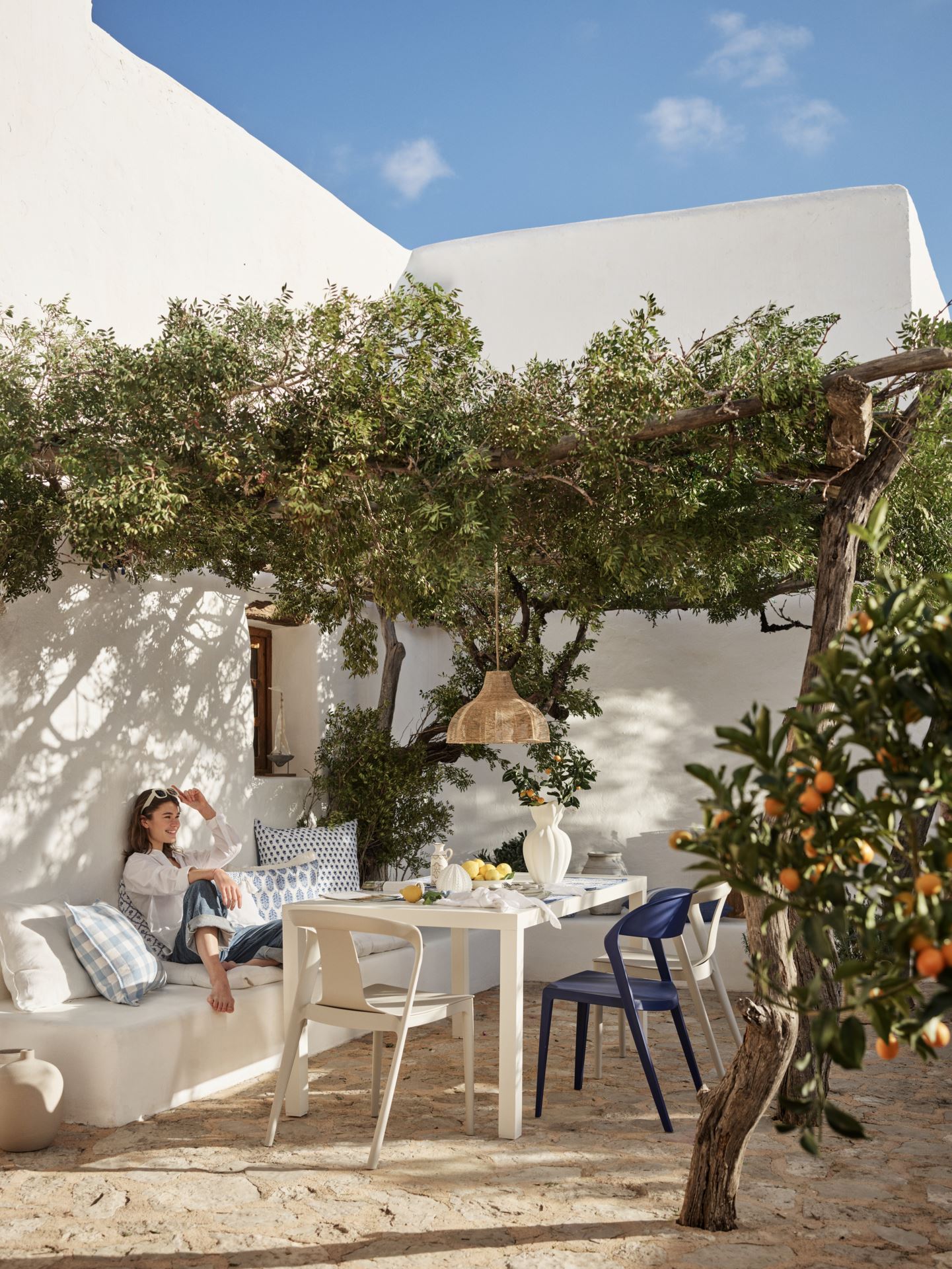 Lampunvarjostin luonnonväri - 2