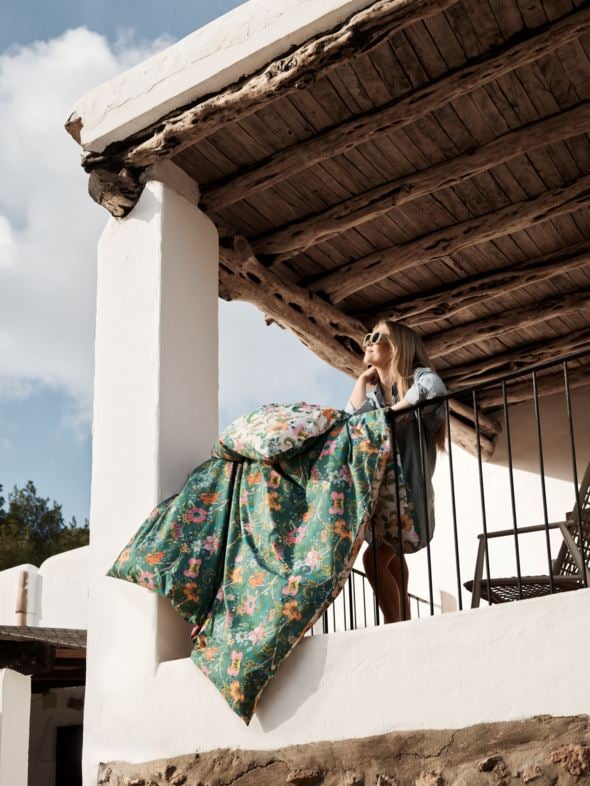 Pussilakanasetti percalea moniväri - 2