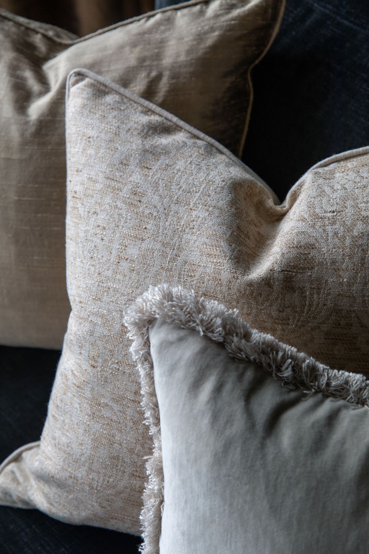 Koristetyynynpäällinen beige - 5