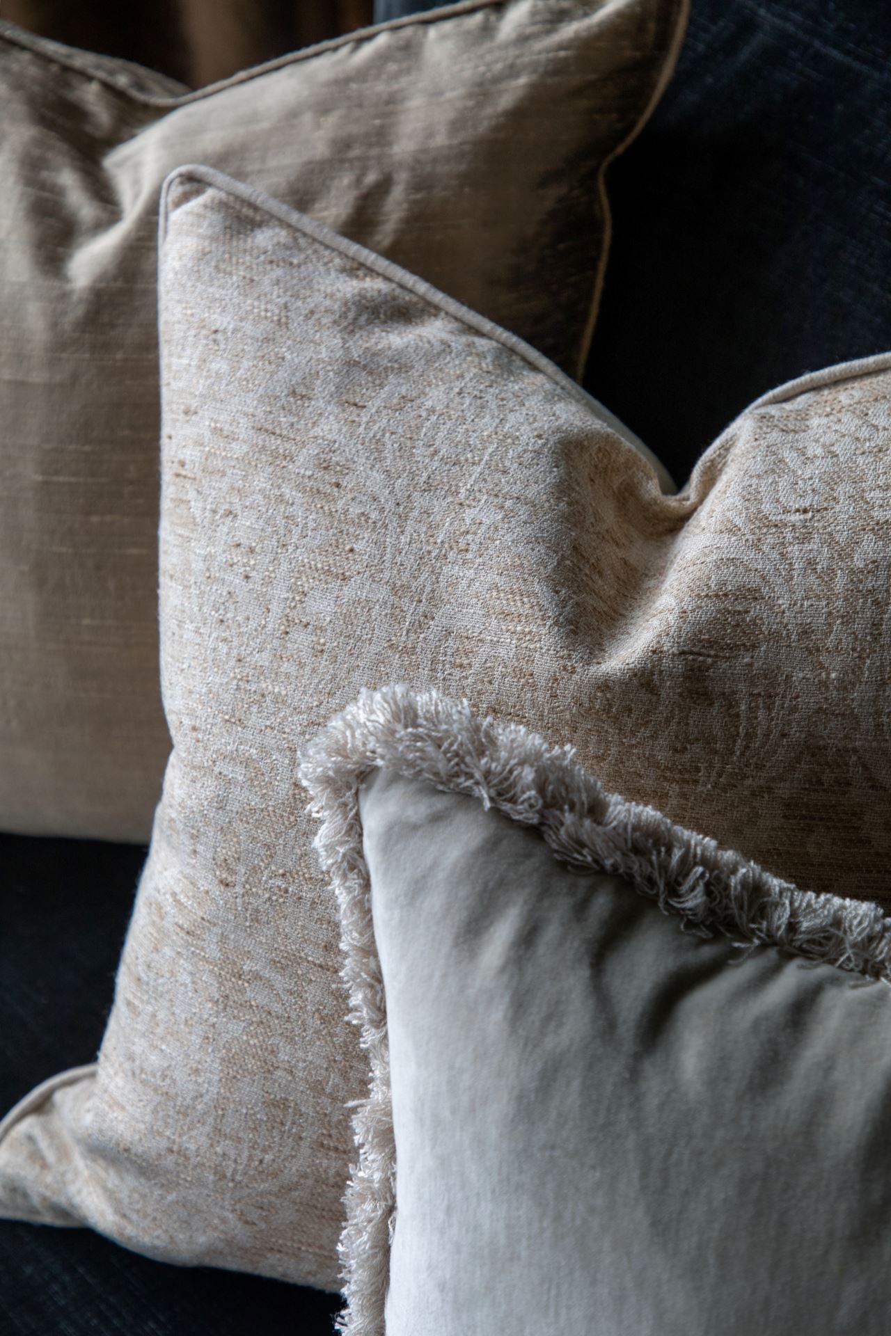 Koristetyynynpäällinen beige - 5