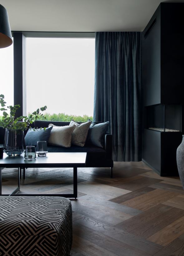 Verho sumuinen sininen - 3