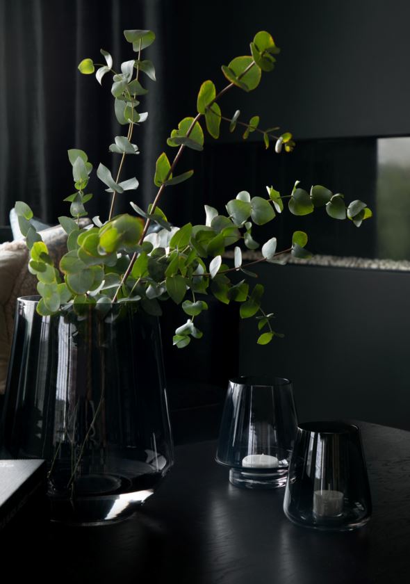 Kynttilälyhty tummanharmaa - 2