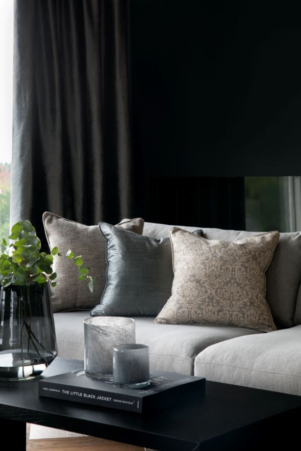 Koristetyynynpäällinen harmaa - 2