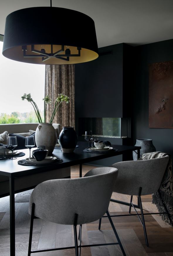 Ruokapöytä musta - 5